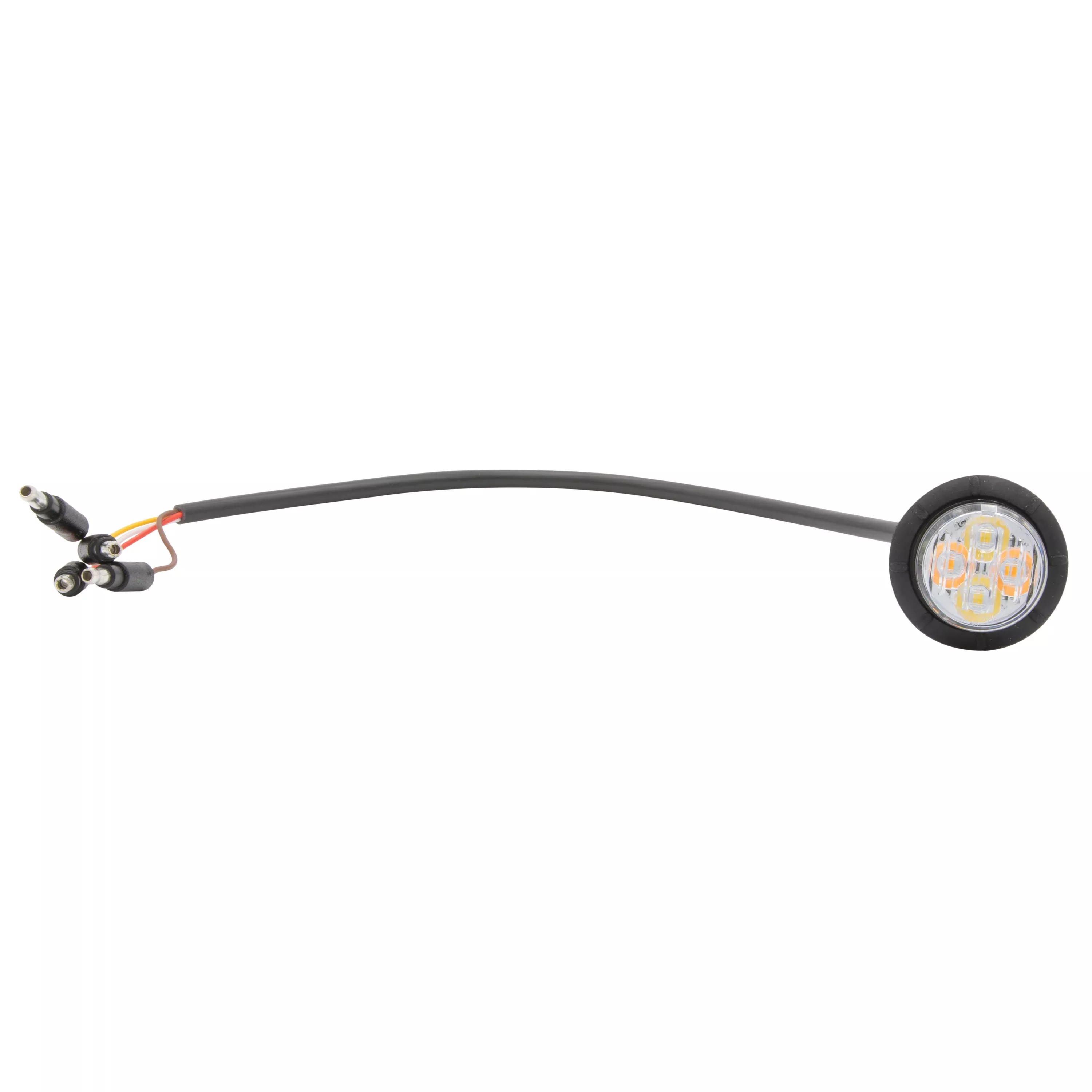 1-1/4" Clearance Marker and Flashing Amber Strobe Warning Light