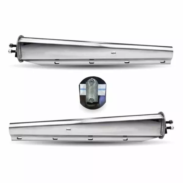 1 1/8" Stainless Steel 30" Mud flap Hangers
