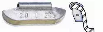 1 Oz Lead Wheel Weights for most Light Trucks, 25 per box
