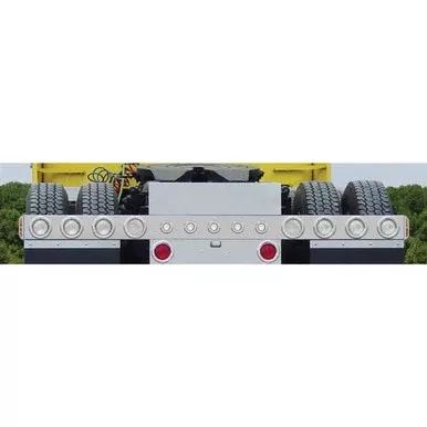 1 Piece Stainless Steel Rear Light Bar 8-4" 5-2" Holes Only
