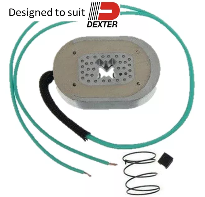 10" Electric Oval Brake Magnet w/ Retaining Clip to suit Dexter