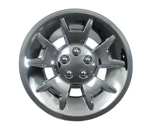 10'' Silver Metallic Demon Wheel Cover