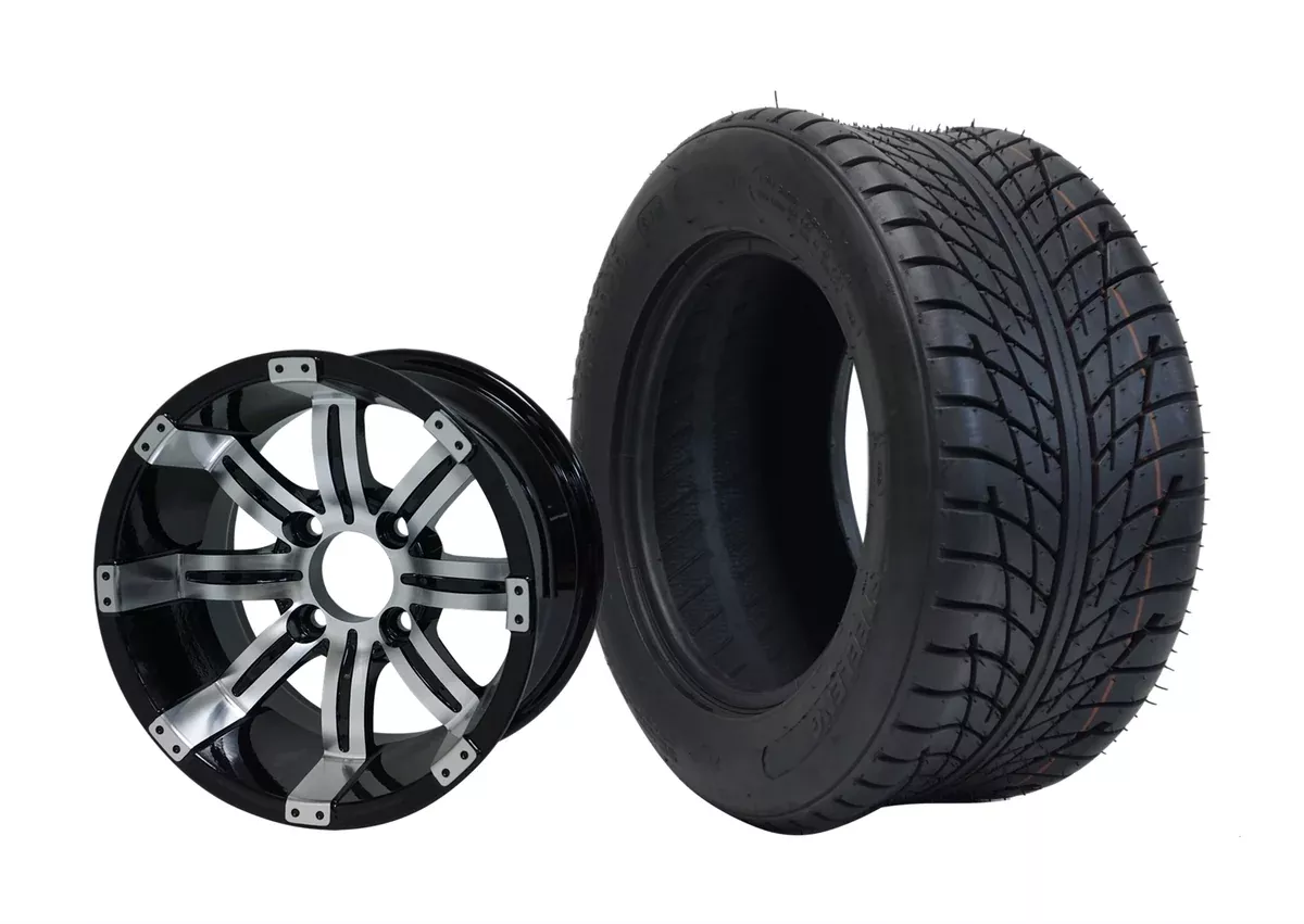 10" Tempest Wheels & Tire Combo
