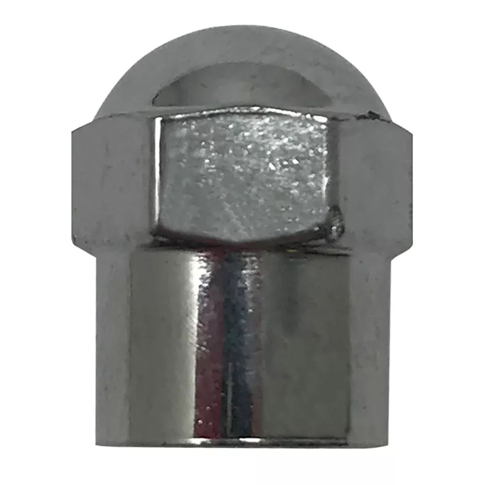 100 Pack Chromed Plastic Sealing Tire Valve Stem Cap For TPMS Application