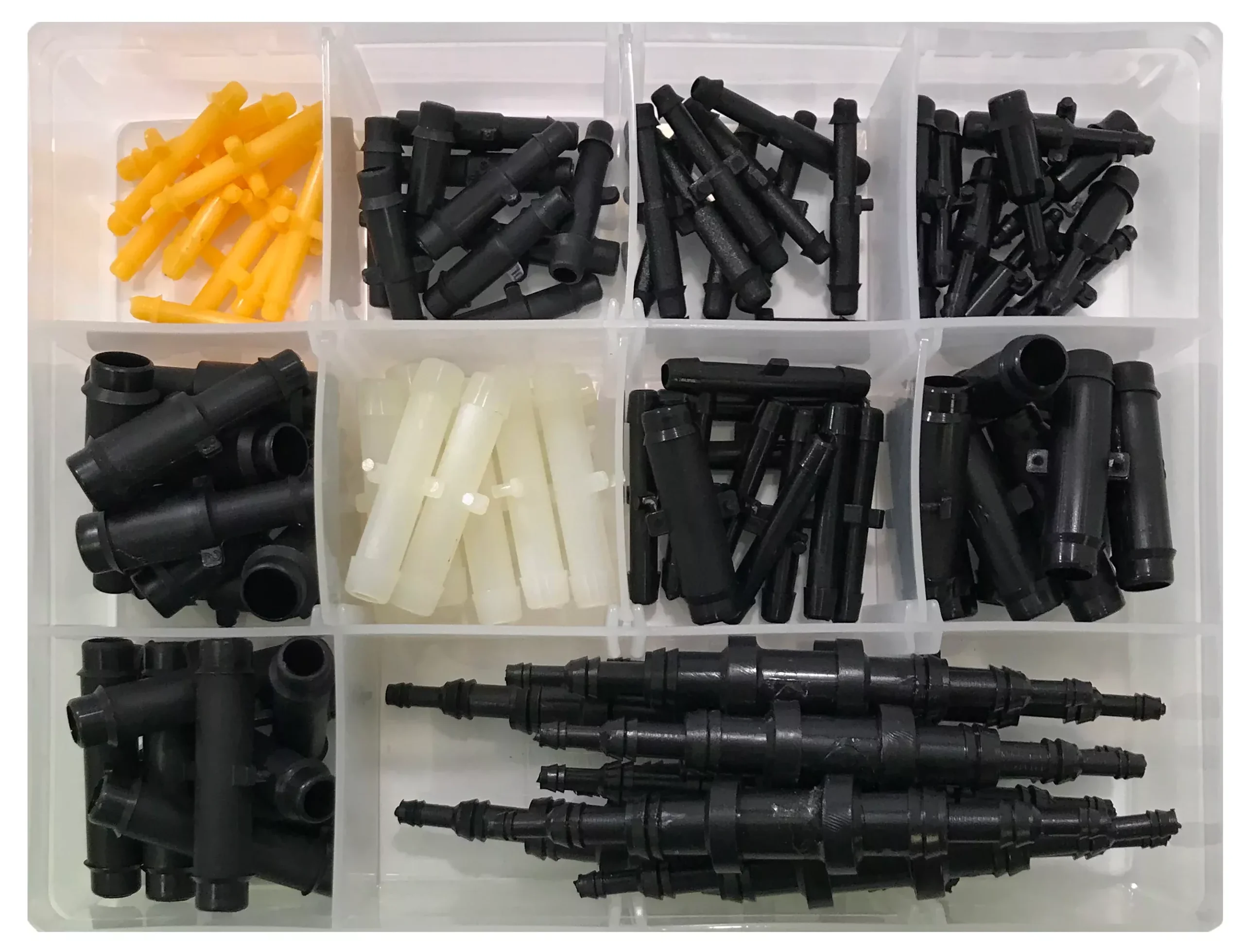 100 Piece Straight Vacuum Connector Assortment Kit
