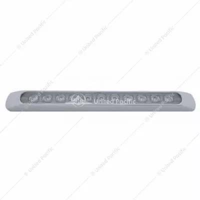 11 LED 17" Park/Turn/Clearance Light Bar With Chrome Bezel