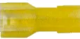12-10 AWG Nylon Fully Insulated Female Quick Disconnect Connector - 0.250 Tab - 100 or 500 Pack