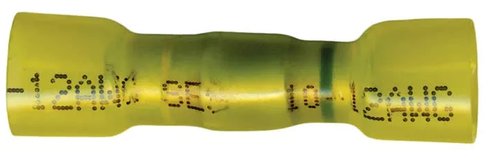 12-10 to 16-14 AWG Heat Shrink Crimp & Solder Step-Down Butt Connector - 10 to 500 Pack