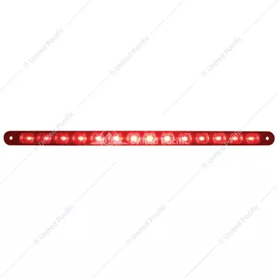 12" 14 LED Light Bar (Stop, Turn & Tail) - Red LED/Red Lens