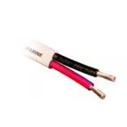 12/2DC Red/Black 25 ft, Boat Cable, White jacket, Tinned Wire