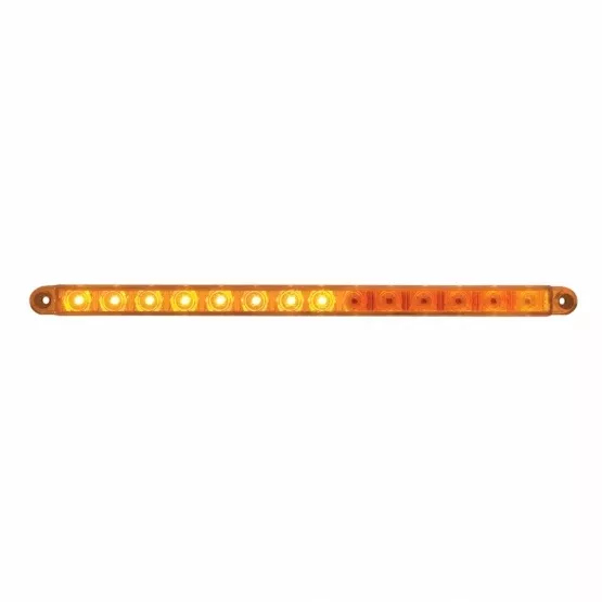 12" Amber 14 LEDS with Amber LensSequential Light Bar Only