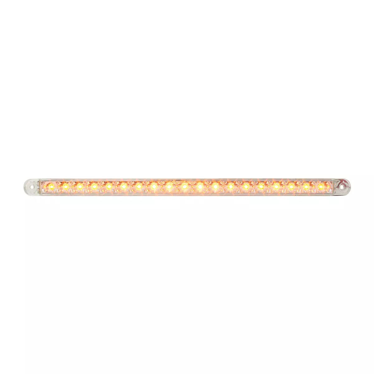 12" Dual Function 18LED Turn, Marker & Clearance Light Bar Amber Clear