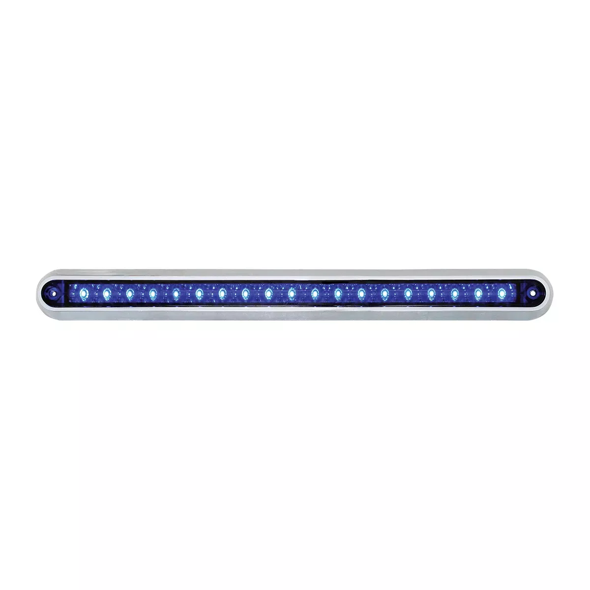 12″ Dual Function 18LED Turn, Marker & Clearance Light Bar Blue Blue