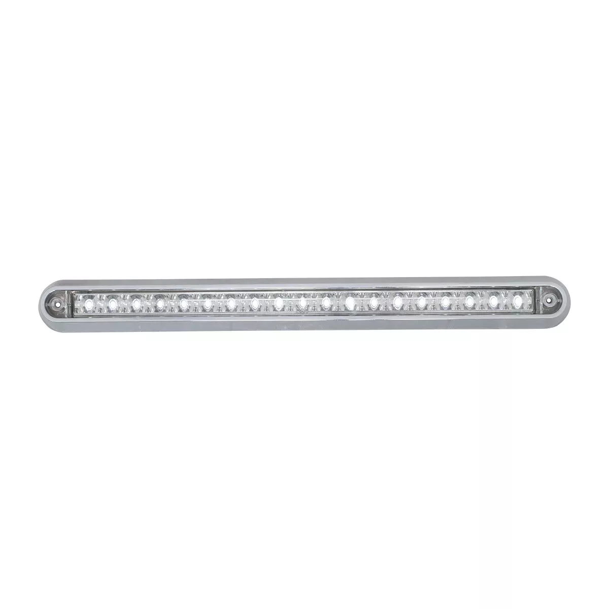 12″ Dual Function 18LED Turn, Marker & Clearance Light Bar White Clear