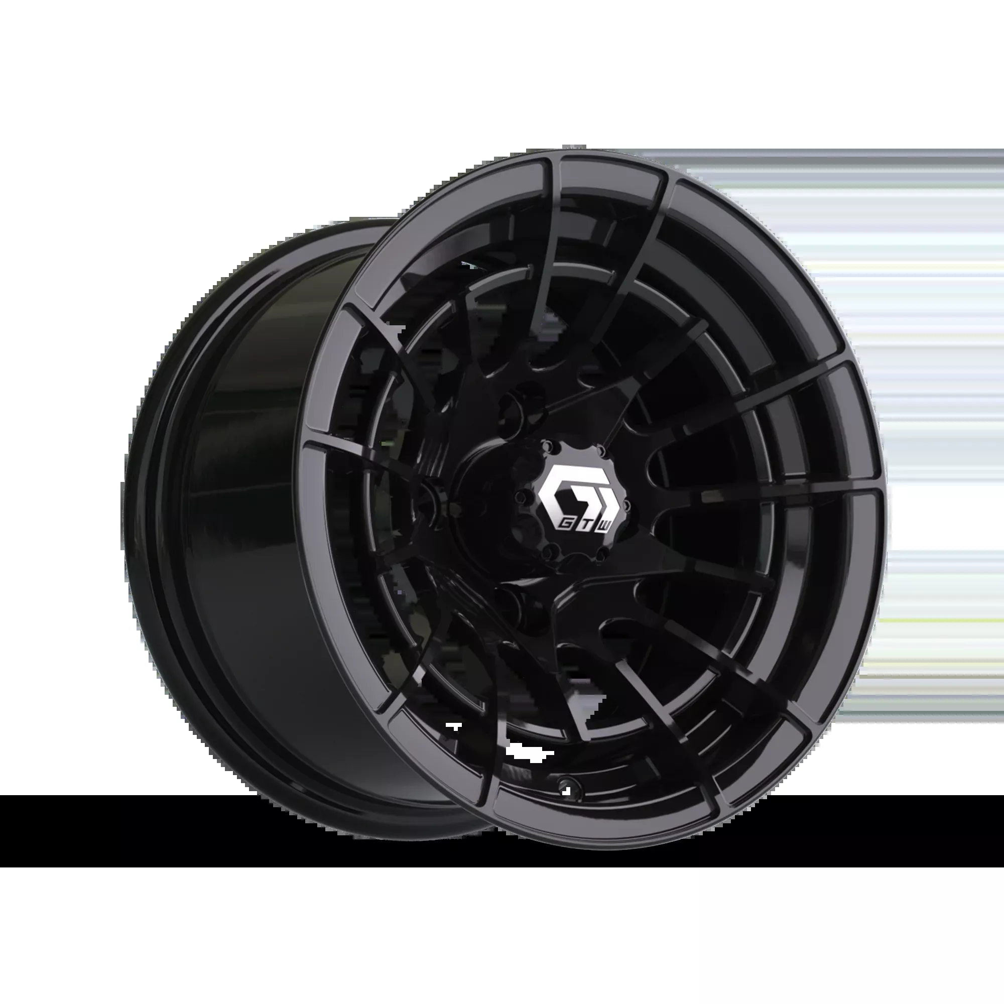 12" GTW Boost Gloss Black Wheel
