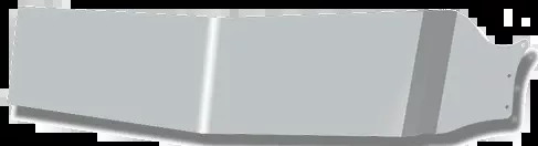 12" Peterbilt Ganster Visor Bowtie