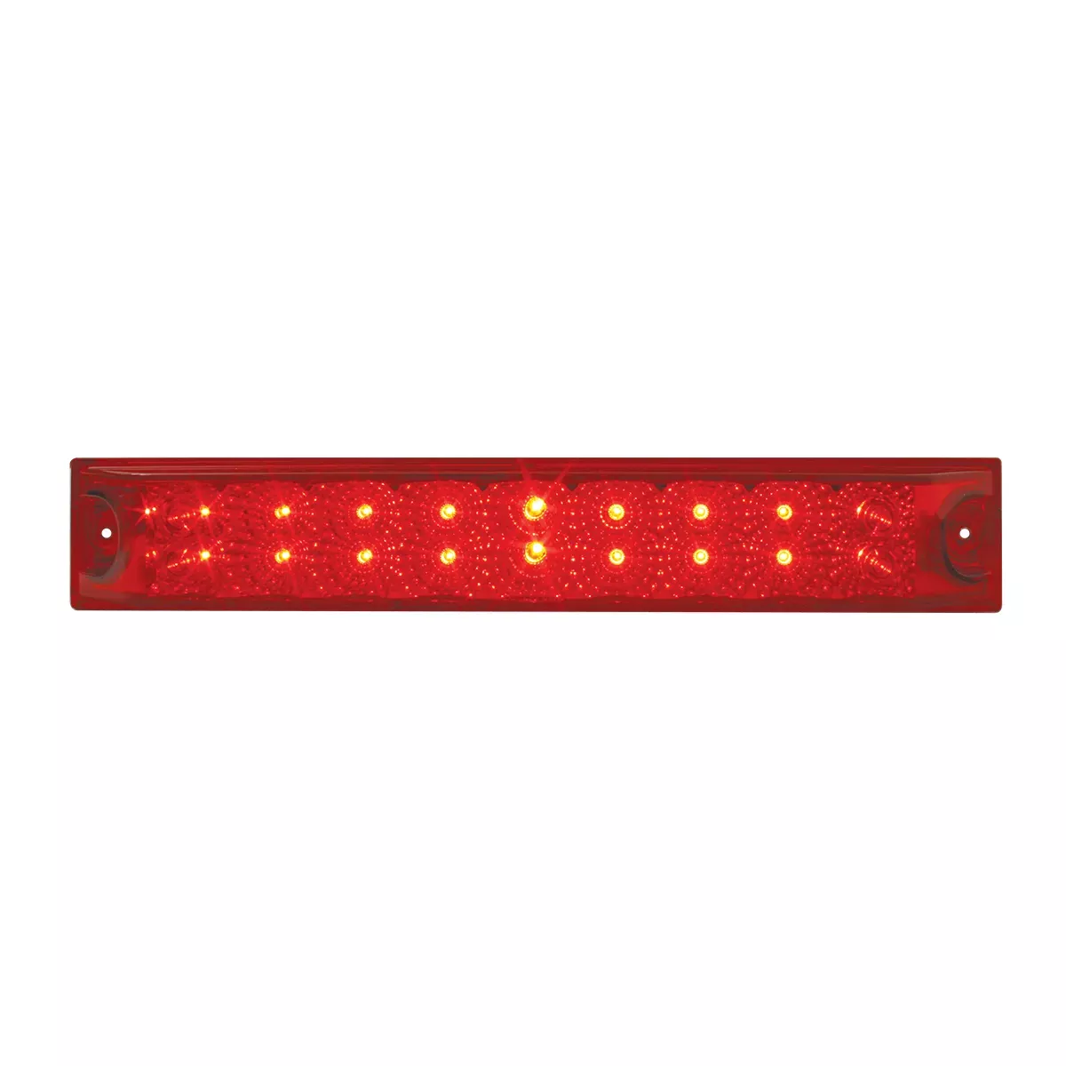 12″ Spyder LED Light Bar Red Red No Bezel