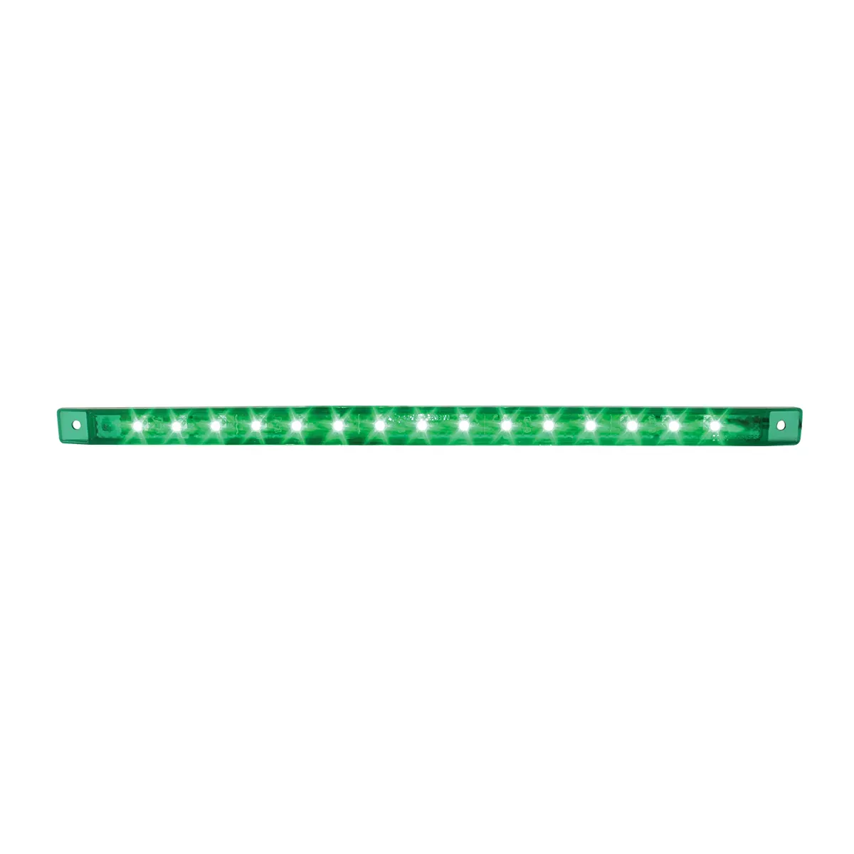 12″ Ultra Thin LED Marker Light Bar Only Green