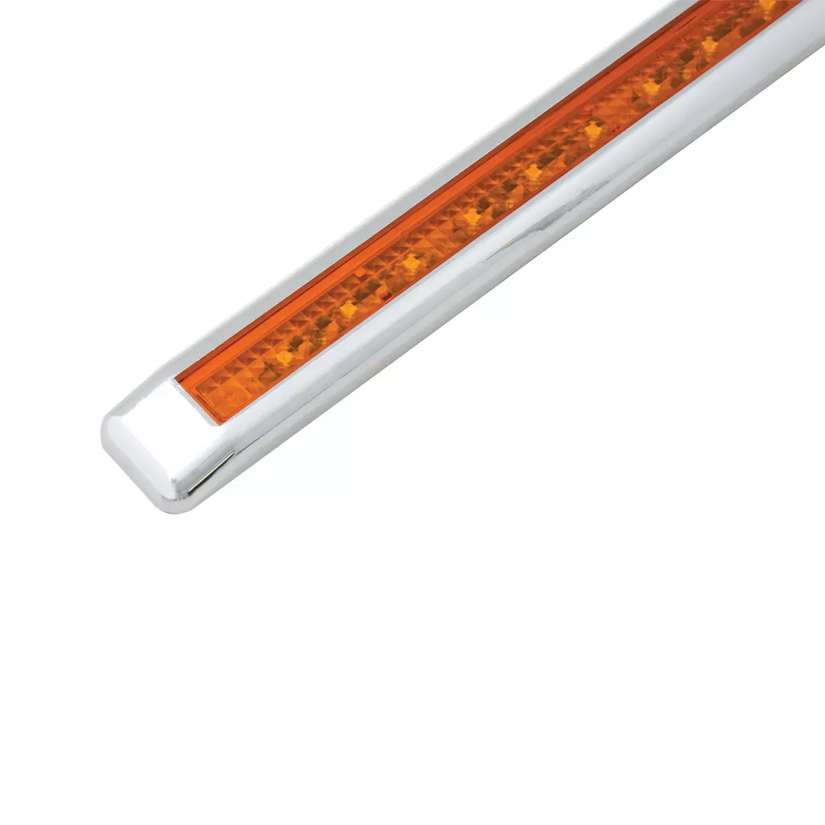 12″ Ultra Thin LED Marker Light Bar With Bezel Amber Amber