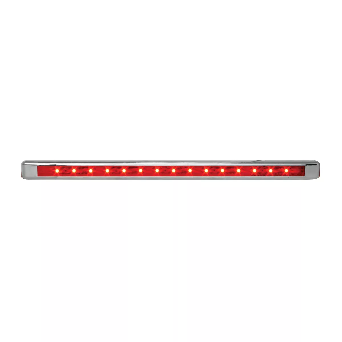 12″ Ultra Thin LED Marker Light Bar With Bezel Red Red