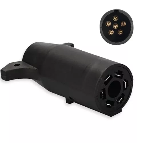 12 Volt Trailer Plug Adapter 7 Pin to 6 Pin