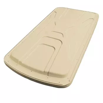 120 Inch Beige Low-Profile Versa hard Top with Triple Track - BEIGE
