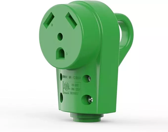 125V 30 Amp RV Replacement Female Plug - TT-30R