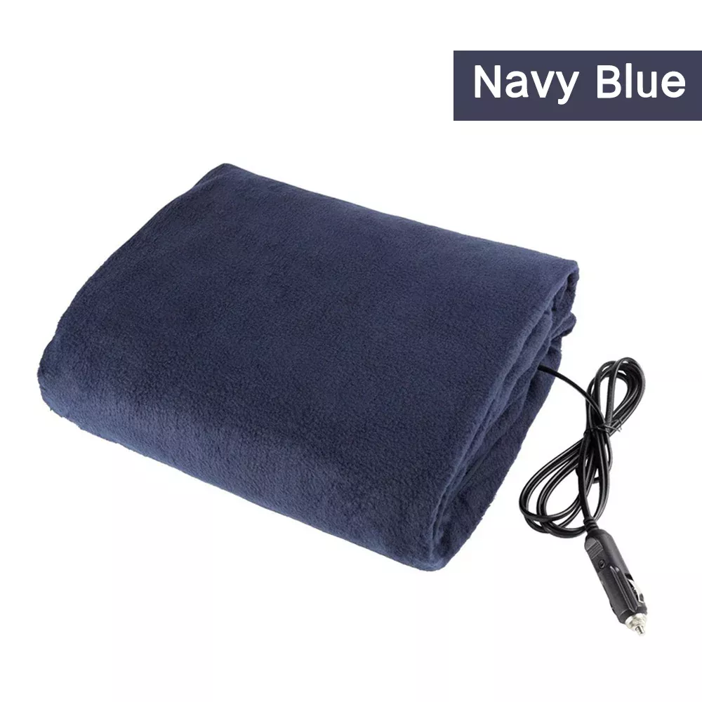 12v Car Electric Blanket (Navy)