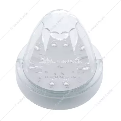 13 LED Amber/Clear Watermelon Truck-Lite Style Cab Light