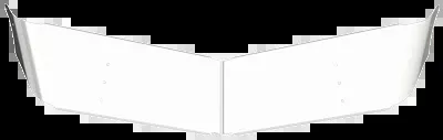 13" Peterbilt 359 Drop Visor Any Year