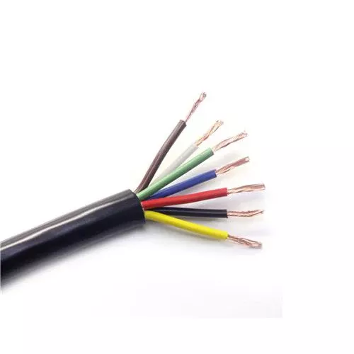 14/6-12/1 AWG Trailer Wire - 100 FT - 7 Conductor Color-Coded Cable
