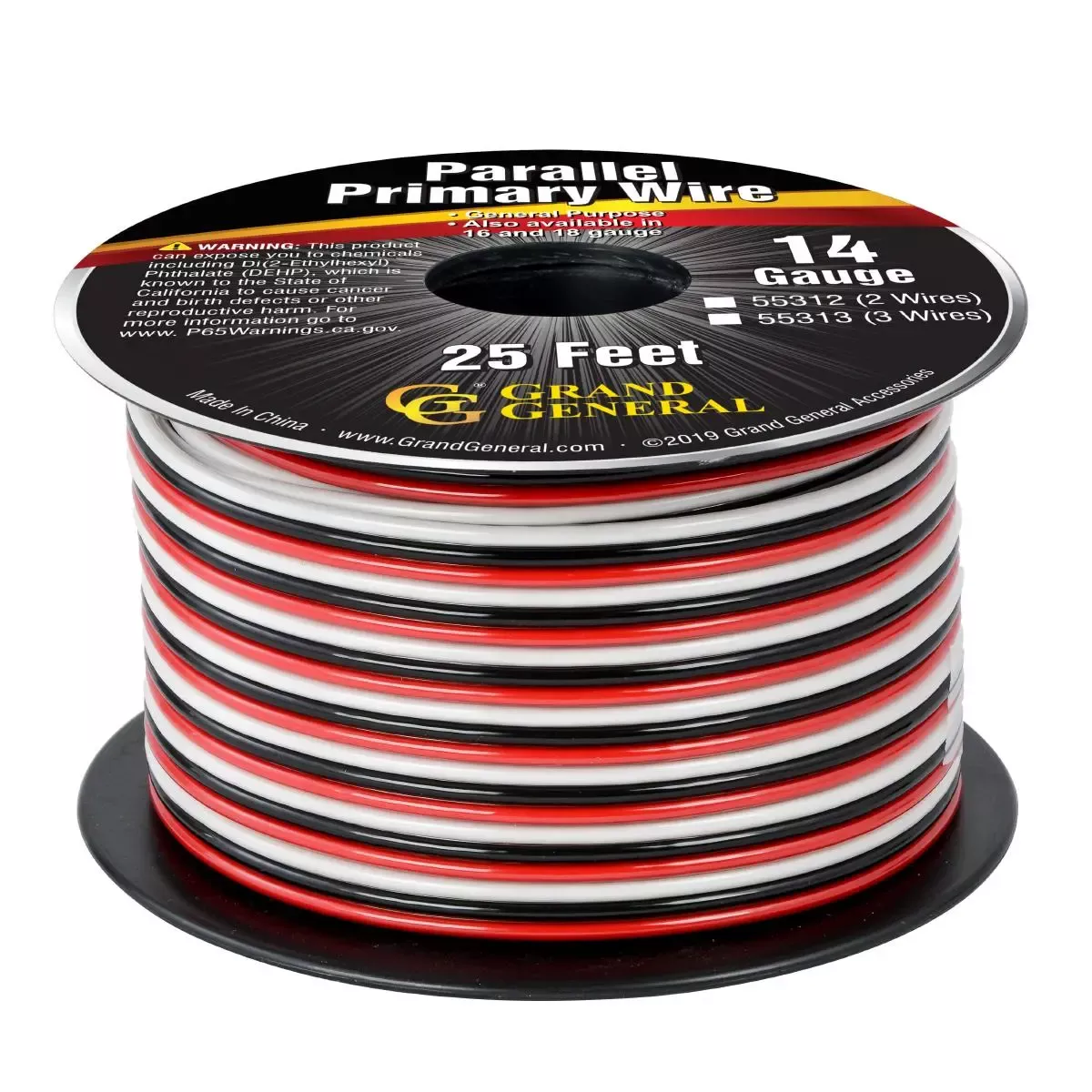 14 Gauge Parallel Primary 3 Wire Roll 100'