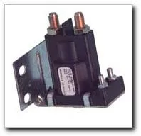 14-volt, 4 terminal, #120 series solenoid with silver contacts. For E-Z-GO gas (4 cycle) 1994-up TXT and some RXV's.(1137-B11)