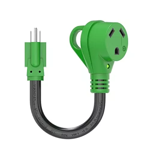 15 Amp to 30 Amp RV Adapter Cord - 5-15P to TT-30R