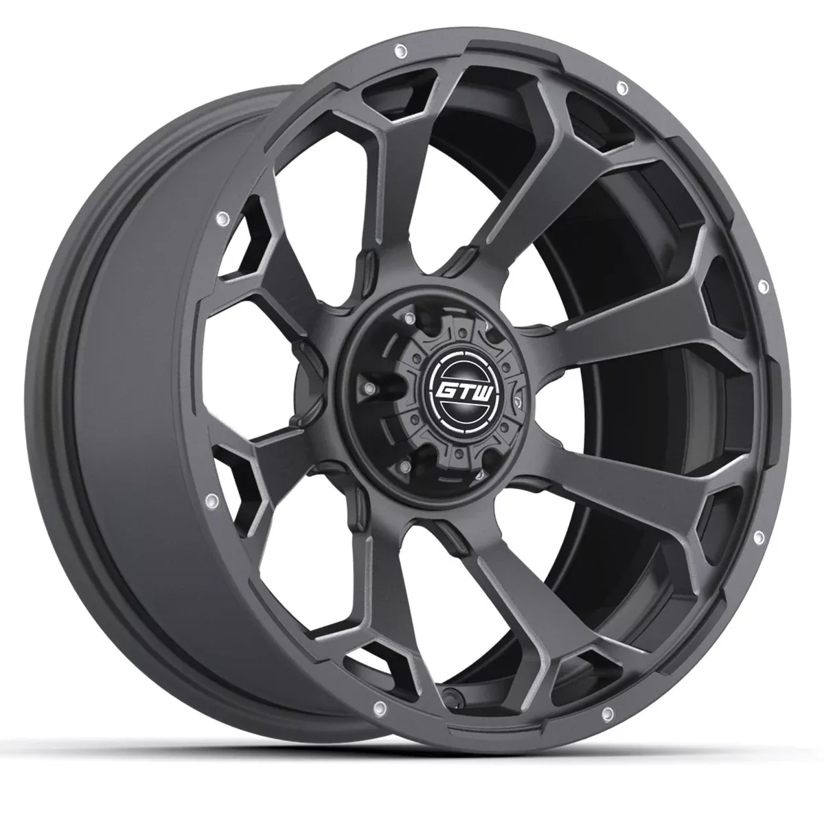 15" GTW Raven Off-Road Matte Gray Wheel