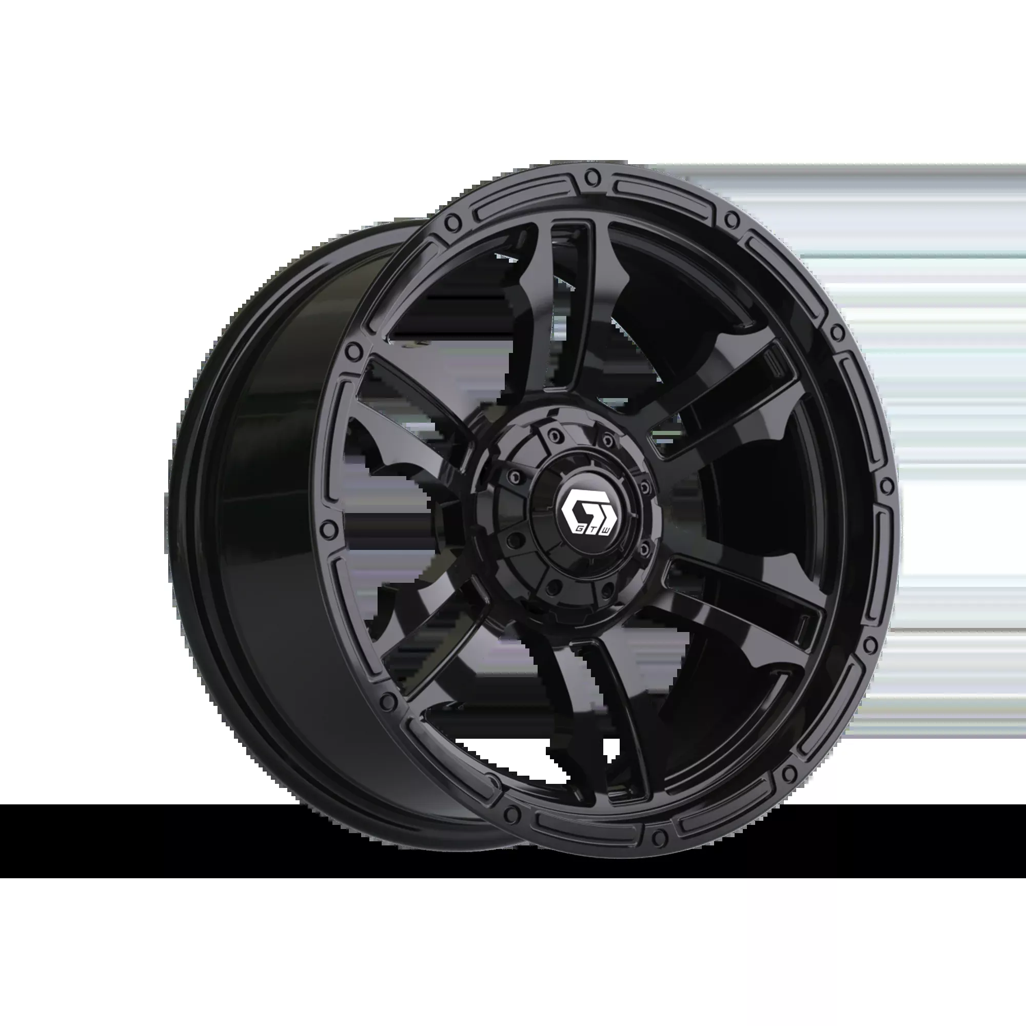 15" GTW Shogun Gloss Black Wheel