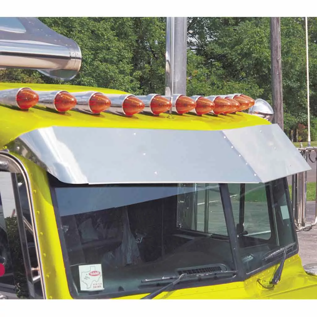 15" Peterbilt Low Roof Sun Visor (2005+) – V Shaped