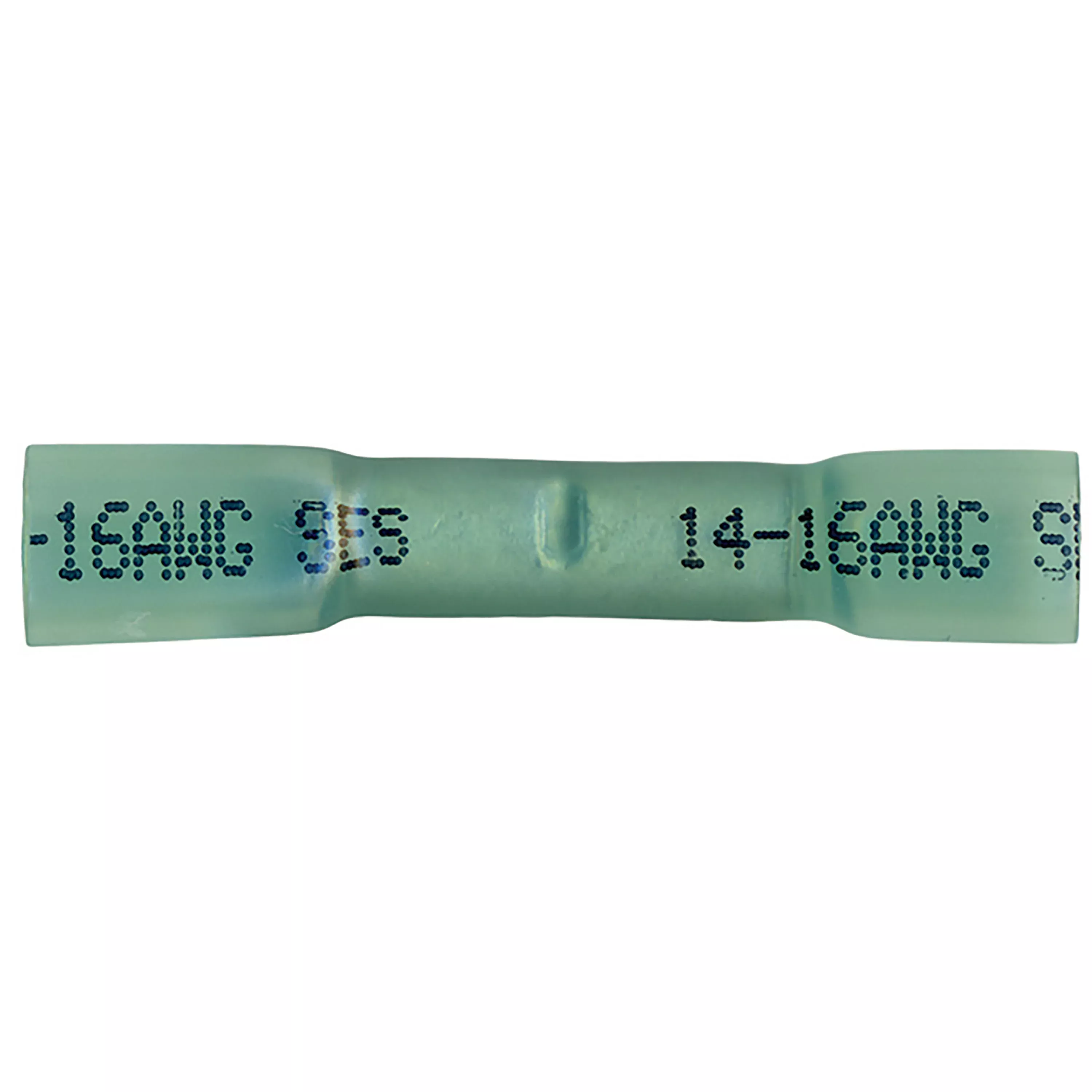 16-14 AWG Blue Heat Shrink & Crimp Butt Connector