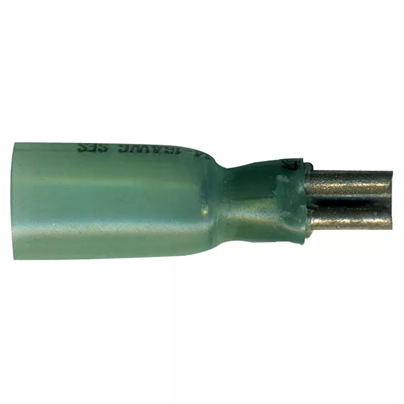 16-14 AWG Blue Heat Shrink & Crimp Female Quick Disconnect - .110 Tab - 10 to 500 Pack