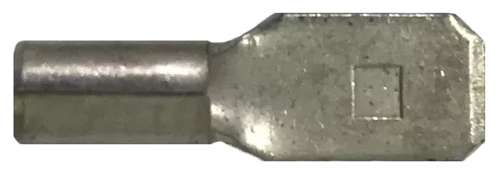 16-14 AWG Non-Insulated Male Quick Disconnect Terminals - .187 Tab Tin-Plated Copper - 100 or 1000 Pack - Made in USA