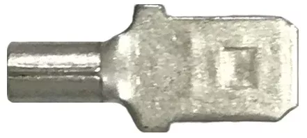 16-14 AWG Non-Insulated Male Quick Disconnect Terminals - .250 Tab Tin-Plated Copper - 100 to 1000 Pack - Made in USA