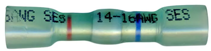 16-14 to 22-18 AWG Heat Shrink Crimp & Solder Step-Down Butt Connector - 10 to 500 Pack