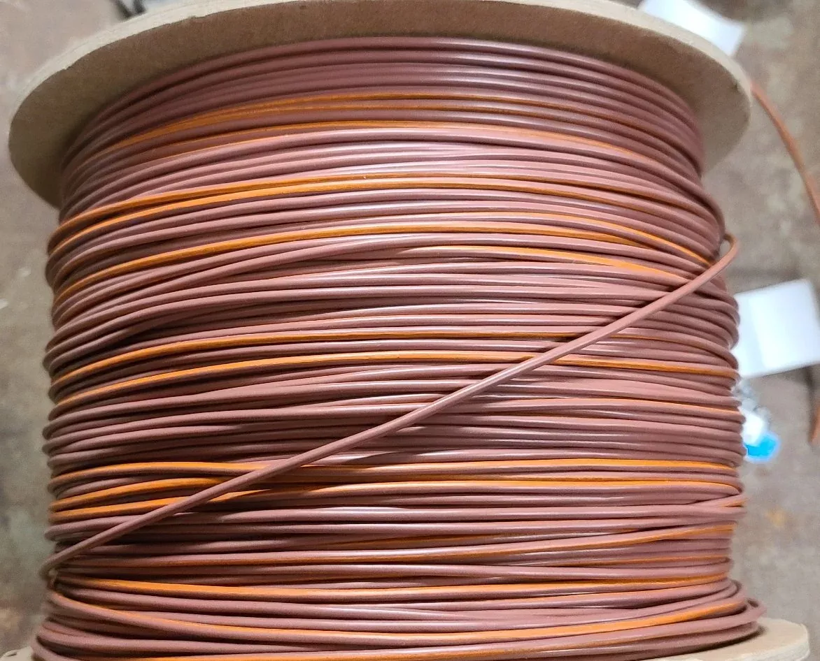 16 AWG Marine Tinned Primary Wire - Brown with Orange Stripe - 600V - 100 ft - Made in USA