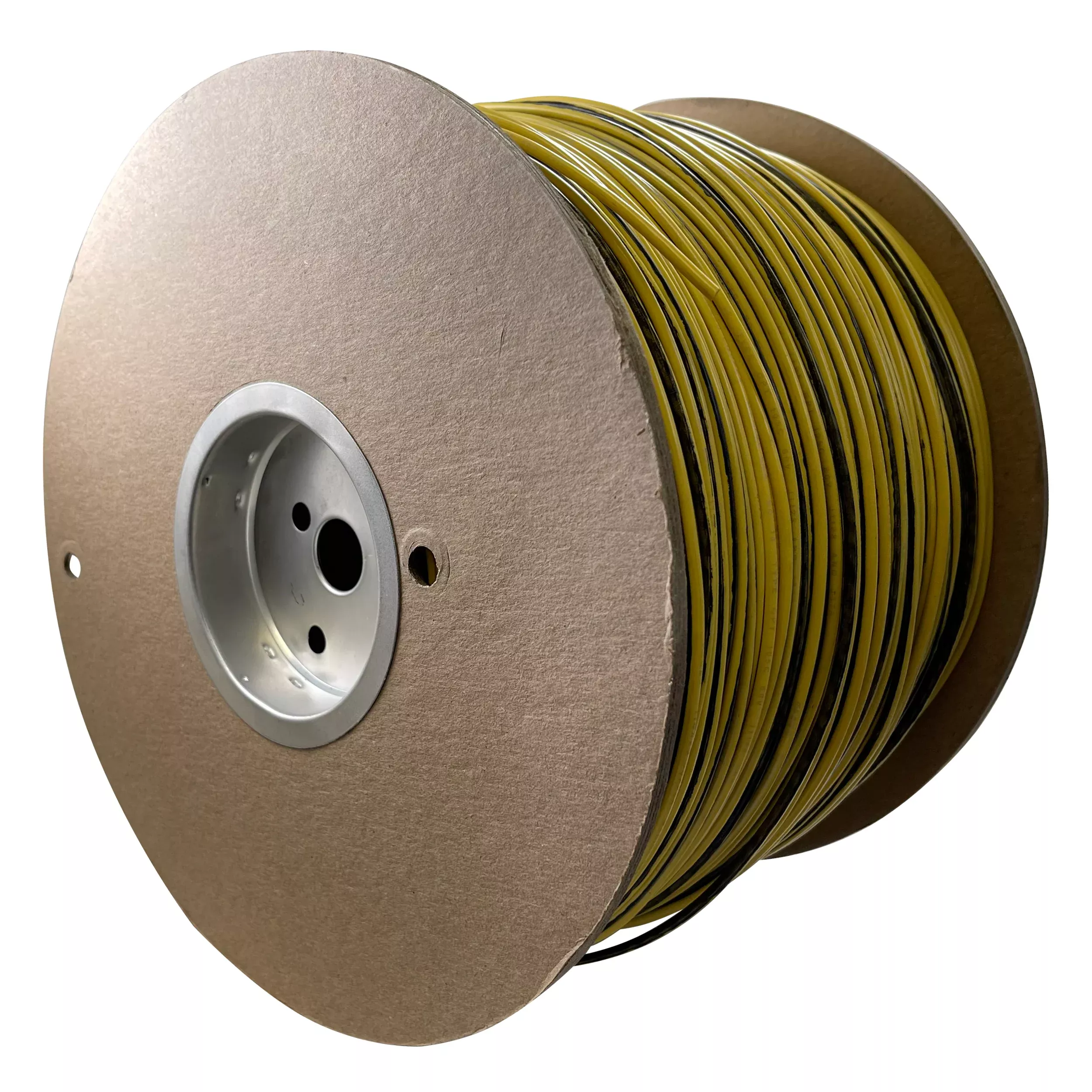 16 AWG Marine Tinned Primary Wire - Yellow with Black Stripe - 600V - 100 ft to 2000 ft - Made in USA