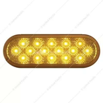16 LED 6" Oval Reflector Turn Signal Light