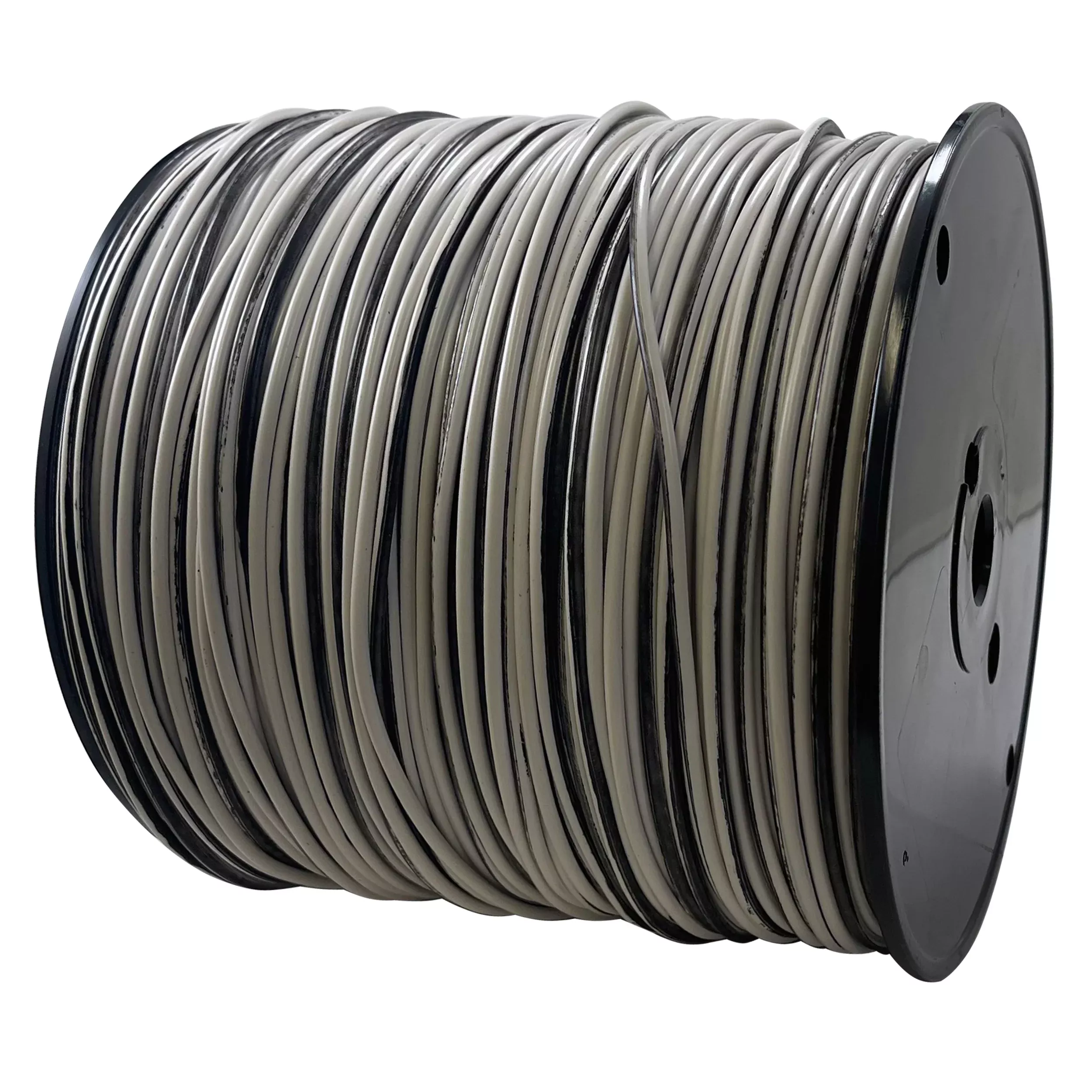 18 AWG Marine Tinned Primary Wire - White with Black Stripe - 600V - 100 ft to 1000 ft - Made in USA