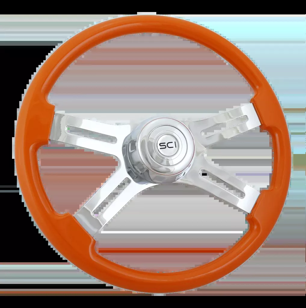 18" Classic Orange Steering Wheel