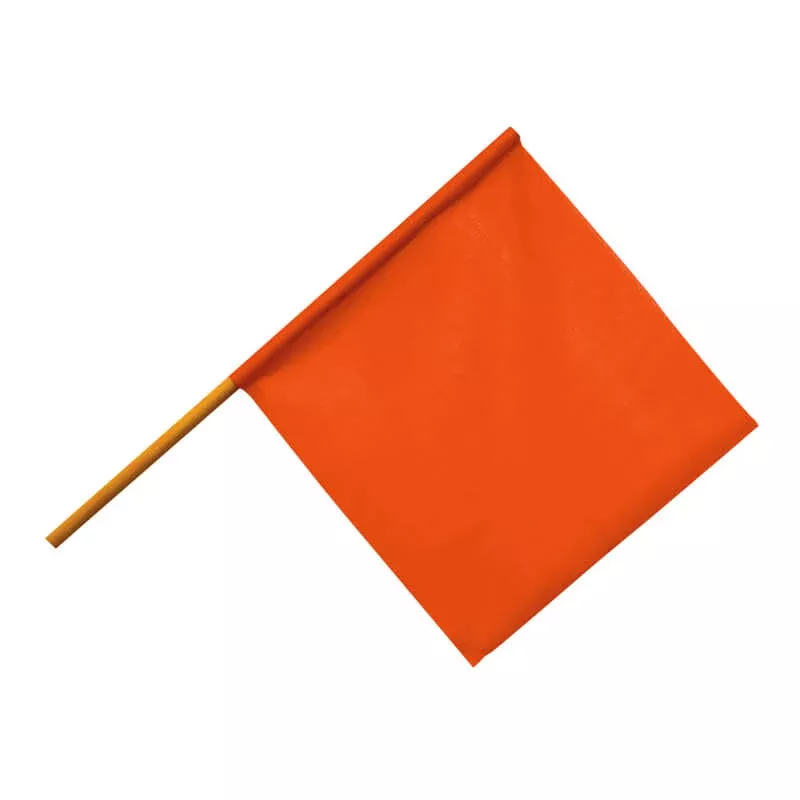 18"x18" Mesh Flag with Wood Pole