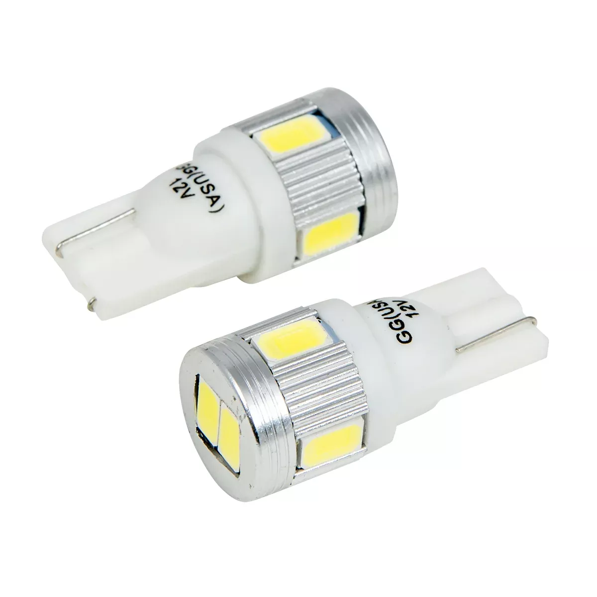 #194 6LED White High Power Bulbs
