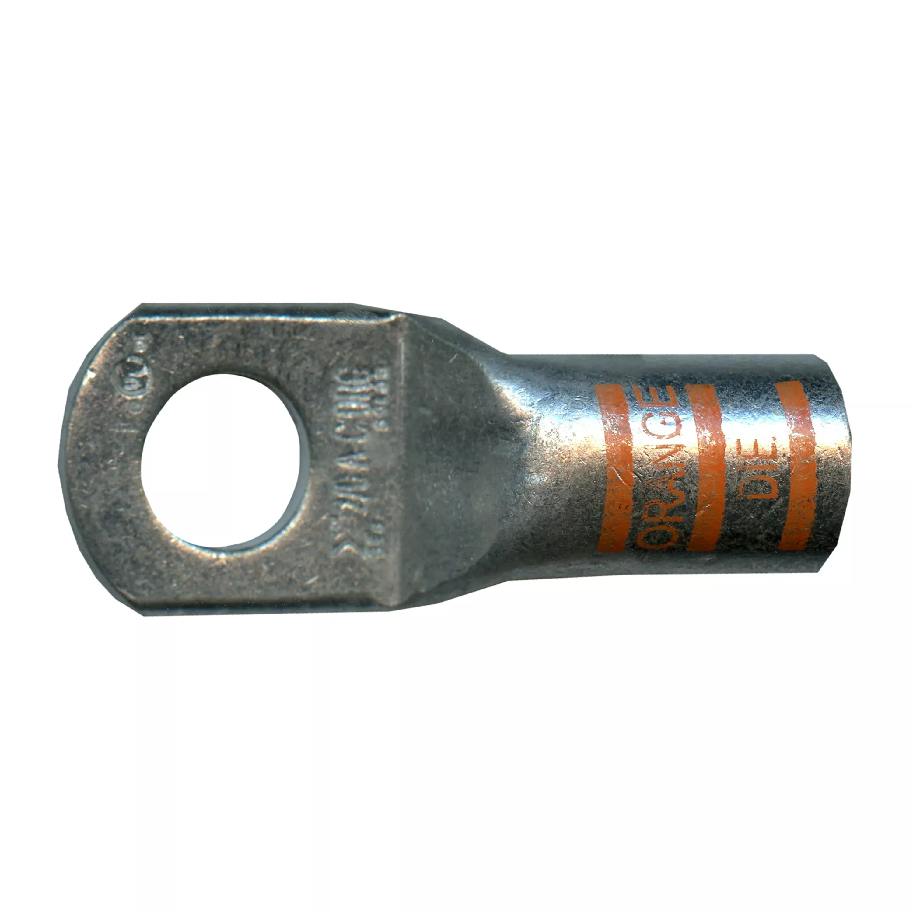 2/0 AWG Mega HD Copper Lug - 1/2" Stud - Orange - 5 or 50 Pack - Made in USA